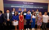 Alcaldesa Alejandra Gutiérrez reconoció a 84 organizaciones civiles por su trabajo con la sociedad leonesa