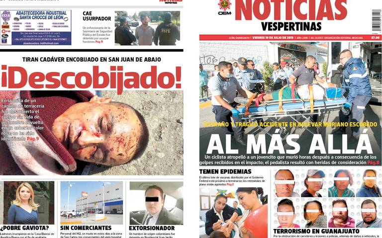 Edición digital Noticias Vespertinas - El Sol de León | Noticias Locales,  Policiacas, sobre México, Guanajuato y el Mundo