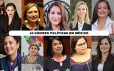 Se observa a las 10 líderes políticas de México